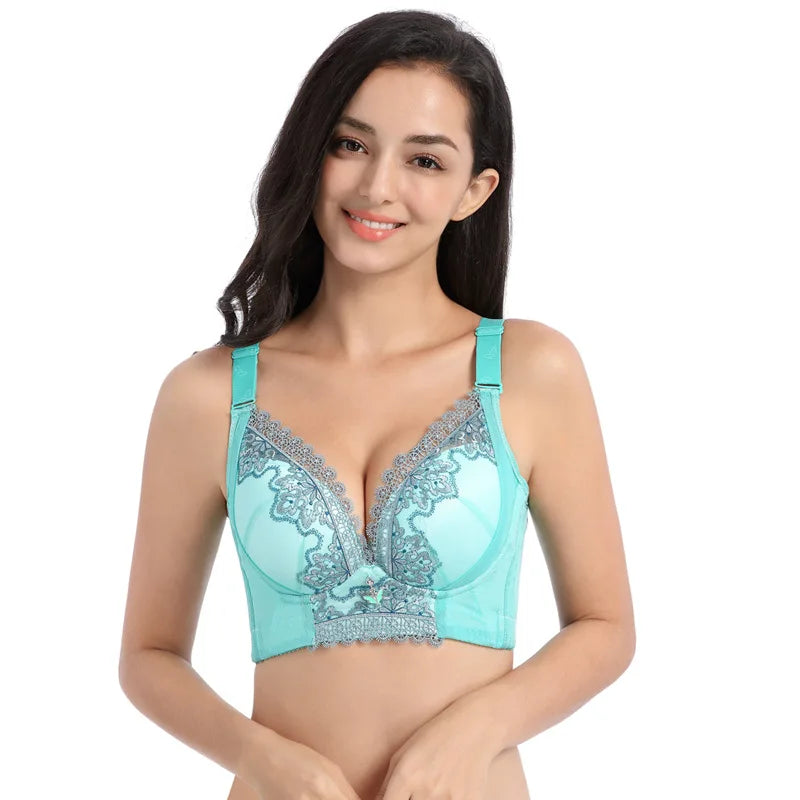 New Push Up Bra for Women Large Cup Bras Lace Underwear Lingerie Women Sexy Bras Bralette Sexy lingerie