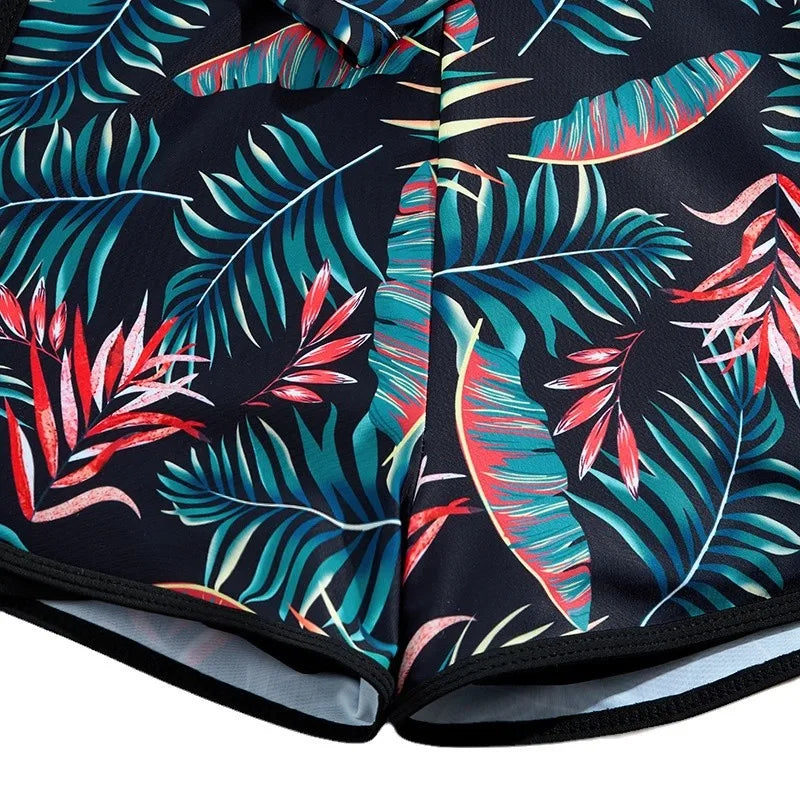 2026 Girls Swimsuit Two Pieces With Shorts Kids Swimwear Female Children's Bathers Bathing Swimming Swim Suit Summer Beachwear