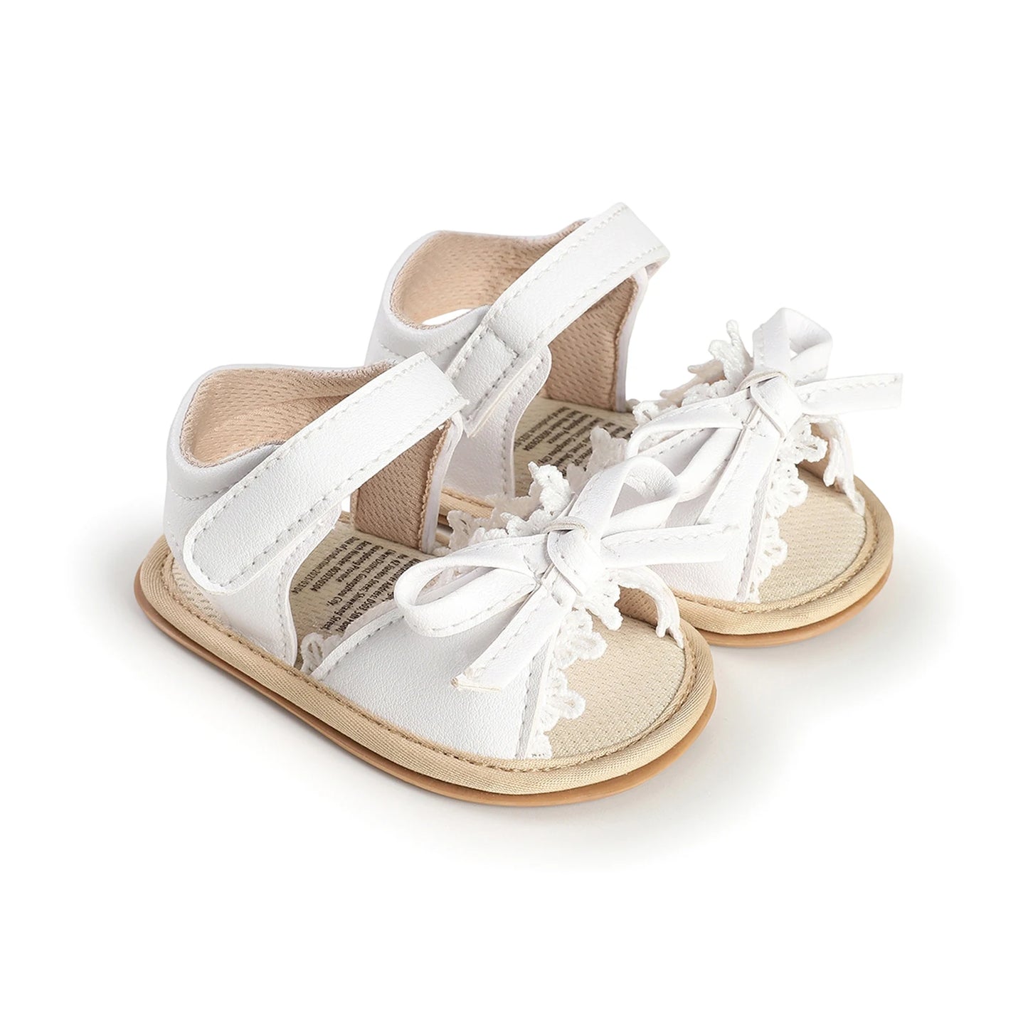 0-18months Baby Girls Sandals Princess Style Cute Bow Soft Sandals for women Non-Slip Infant Mary Jane Shoes