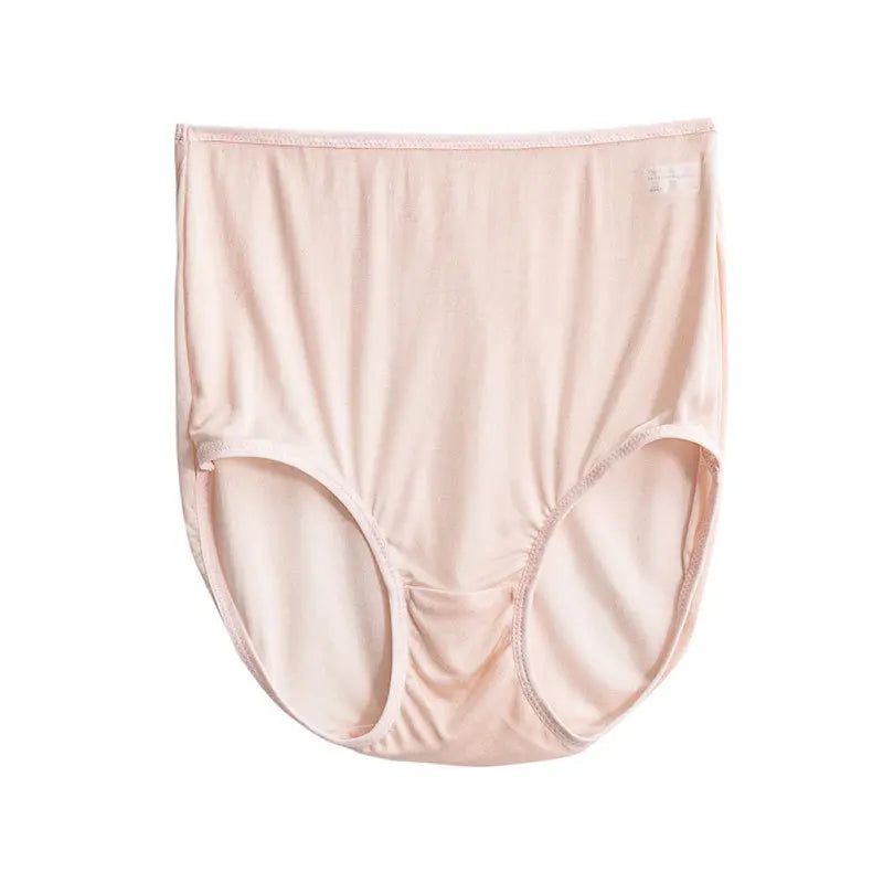 3Pcs/Set Natural Mulberry Silk Women's Underwear High Waist Briefs Traceless Breathable Sexy Underwear Underwear Women Panties