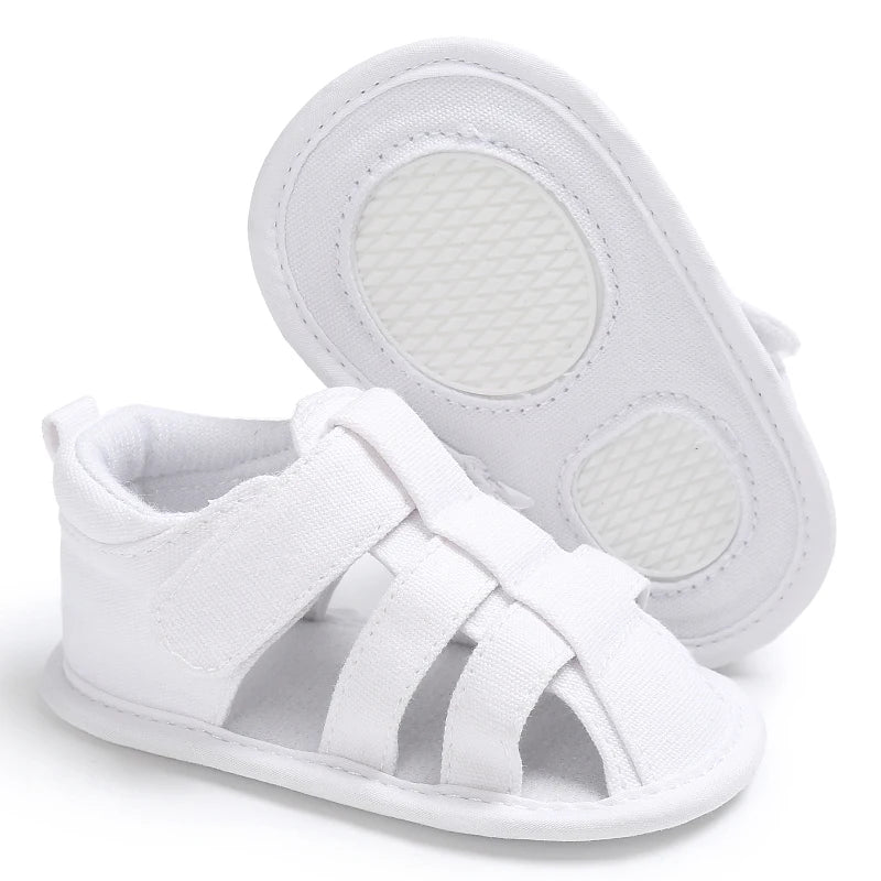 Summer Baby Shoes Walking Shoes 0-1 Year Old Male and Female Baby Walking Shoes Roman Sandals