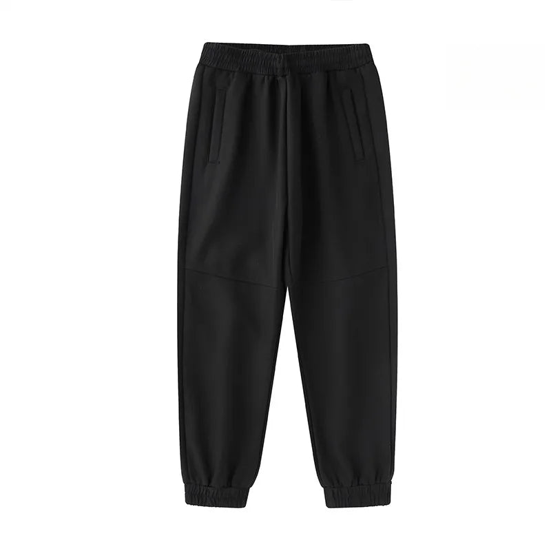 Children's Fleece Lined Soft Shell Pants Warm Autumn Winter Unisex Sports Trousers Outdoor Active Wear for Kids