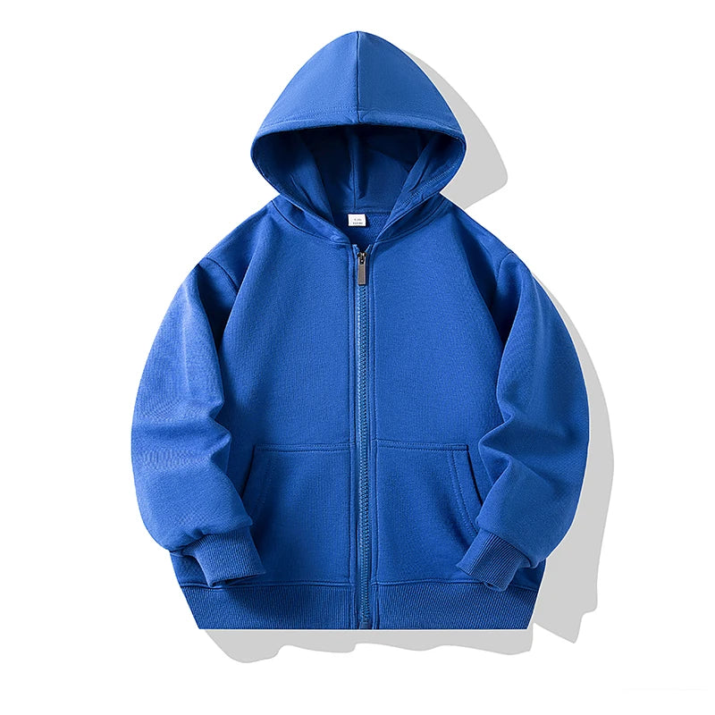 Kids Hoodies Boys Girls Children Sweatshirt Clothes Child Zipper Hoodie Customize Kid Casual Wear Outerwear Hoody Sportswear