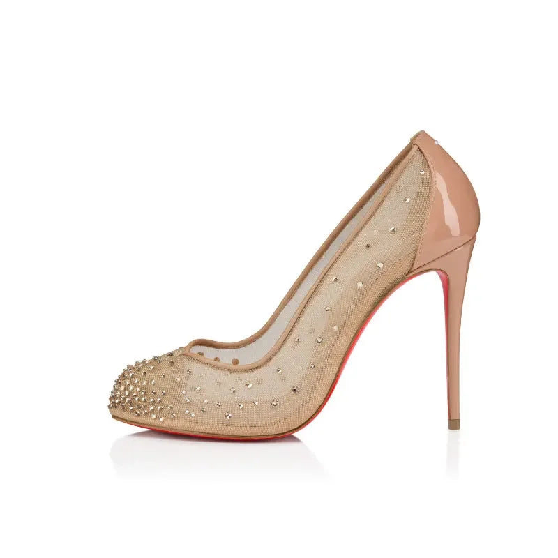 High Heels 11 Cm Thin Stiletto Party Pumps Spring Summer Fashion Shoes Large Size Zapatos De Mujer Shoes for Women Women Ultra