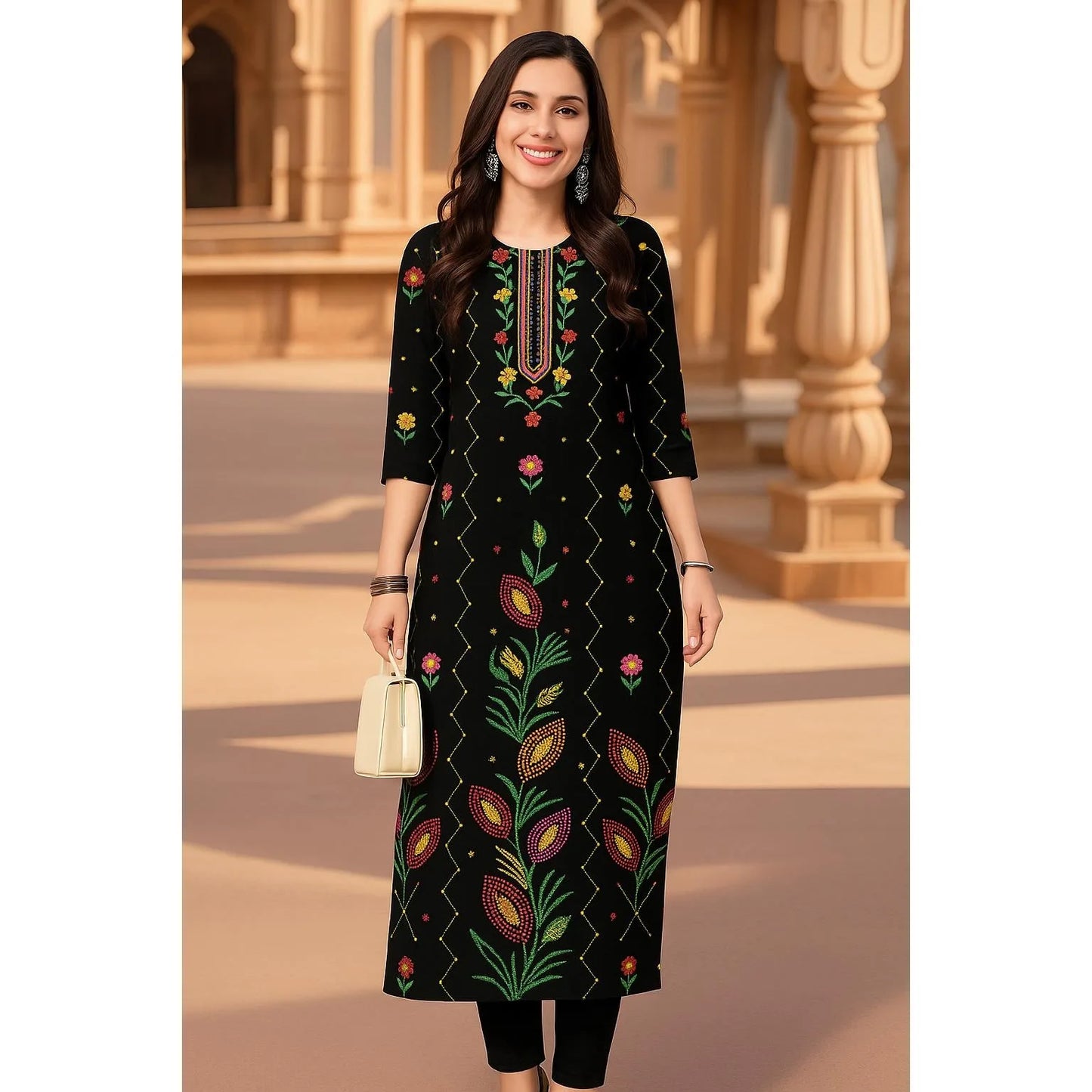 Muslim 2026 Kurt Women's Fashionable And Comfortable Dress With Straight Tube Casual Multiple Designs Islamic Women Clothing