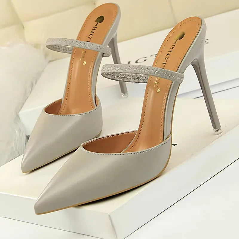 BIGTREE Shoes Women Pumps Fashion High Heels Shoes Black Pink Yellow Shoes Women Bridal Wedding Shoes Ladies Stiletto Party Shoe