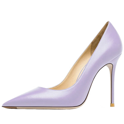 Women Shoes 2025 Luxury Pumps Shoes for Women Real Leather High Heels Fashion Party Evening Dress Pointed Toe Ladies Shoes Women