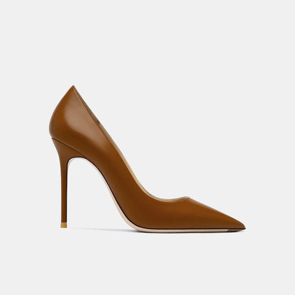 Women Shoes 2025 Luxury Pumps Shoes for Women Real Leather High Heels Fashion Party Evening Dress Pointed Toe Ladies Shoes Women