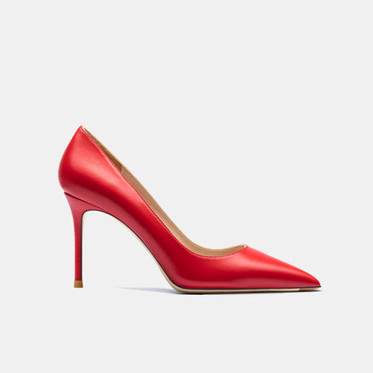 Women Shoes 2025 Luxury Pumps Shoes for Women Real Leather High Heels Fashion Party Evening Dress Pointed Toe Ladies Shoes Women