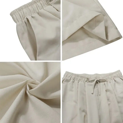 ZANZEA Elegant Women's Wide Leg Pants Autumn Trousers Casual Drawstring Pantalon Palazzo Female Elastic Waist Turnip Oversized