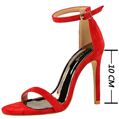 BIGTREE Shoes Summer Women Sandals Sexy Stiletto Heels Sandals Ladies Shoes High Heels 2026 New Heeled Sandals Lady Sandals