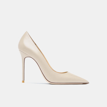 Women Shoes 2025 Luxury Pumps Shoes for Women Real Leather High Heels Fashion Party Evening Dress Pointed Toe Ladies Shoes Women