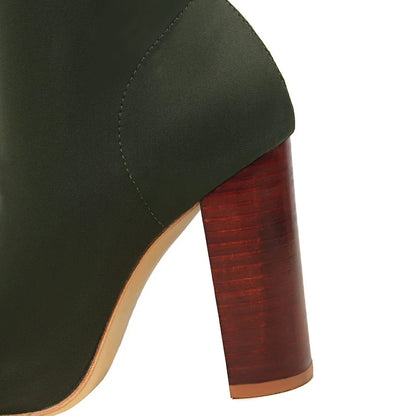 2026 New Socks Boots Fashion Ankle Boots For Women Boots Balck Pointed Toe Elastic Heels Shoes Fetish Autumn Winter Female Shoes