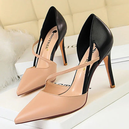 BIGTREE Shoes High Heels Woman Pumps Stiletto Women Shoes Women Basic Pump Fashion Women Sandals Female Shoes Stilettos 9.5 cm