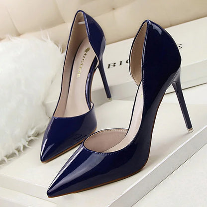 BIGTREE Shoes Patent Leather Heels 2026 Fashion Woman Pumps Stiletto Women Shoes Sexy Party Shoes Women High Heels 12 Colour