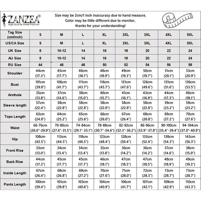 2026 ZANZEA Fashion Spring Tracksuit Women Striped 2 Piece Sets Casual Long Sleeve Tops Pant Sets Muslim Outfits Matching Sets
