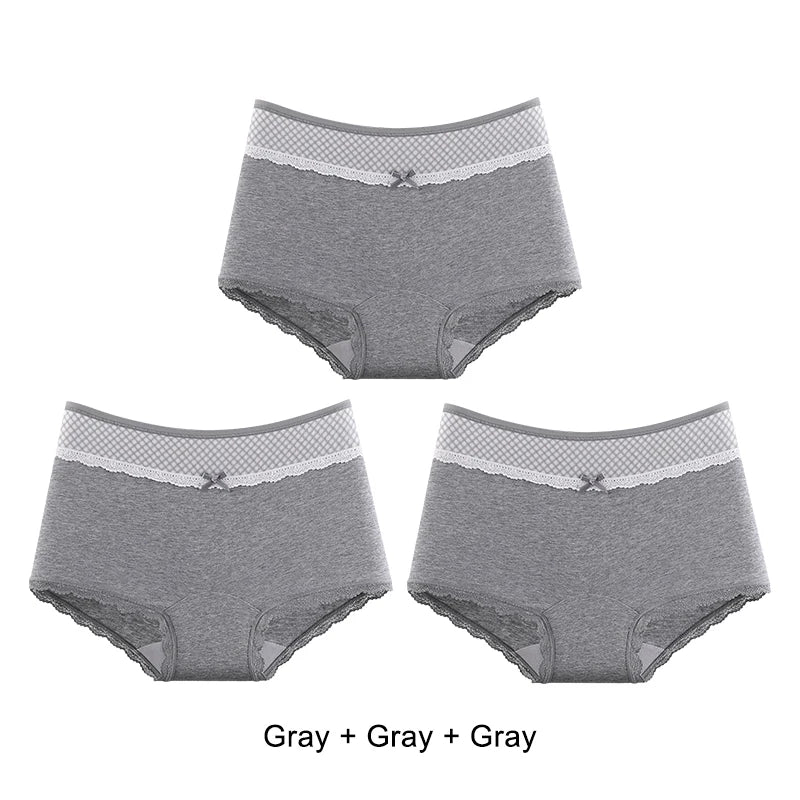 Cotton Boxer Briefs for Women Sexy Panties Set Pack Plus Size Panties Women's Boxers Lace Underwear Lingerie Underpants Seamless