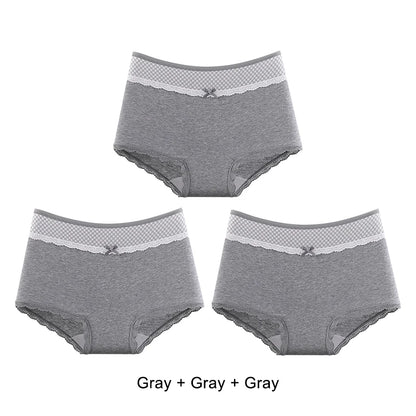 Cotton Boxer Briefs for Women Sexy Panties Set Pack Plus Size Panties Women's Boxers Lace Underwear Lingerie Underpants Seamless