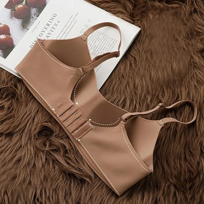 Soft Support Seamless Underwear Comfortable Gathering No Steel Ring Collection Light Thin Breathable Bra Style