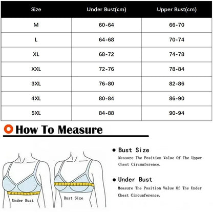 Jelly Bras For Women Plus Size Minimizer Soft Wireless Push Up Bra Full Coverage Supportive Bralette Hide Back Fat T Shirt Bras