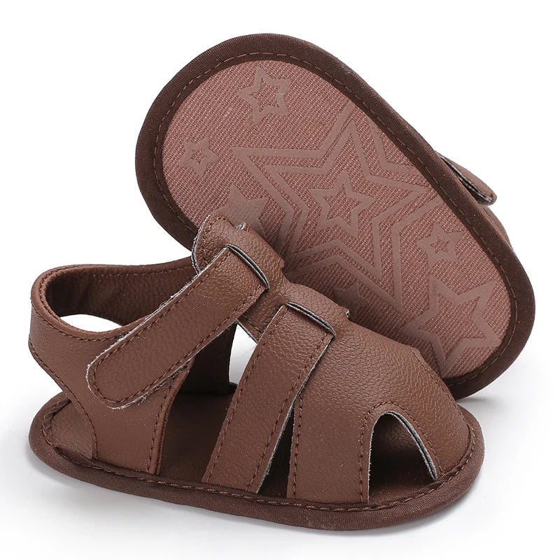 Summer Baby Shoes Walking Shoes 0-1 Year Old Male and Female Baby Walking Shoes Roman Sandals