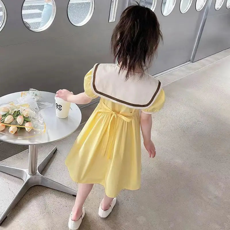 Navy Academy-style Skirt Dresses for Kids Girls 8 Years Girl Costume Women's Summer Girls' Clothes Children's Dress 12 Luxury 10