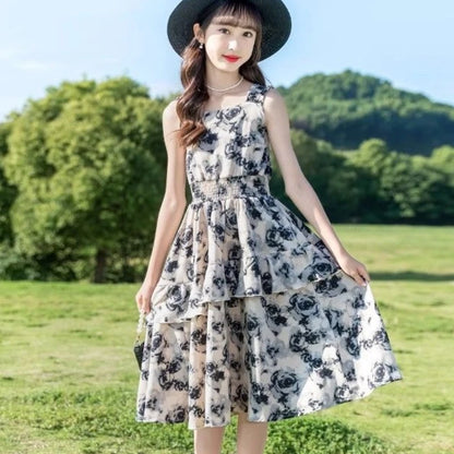 Summer Princess Dress for Kids Girl Clothes 9 Years To 10 Children Girls Dresses 6 8 From 12 Old Puffy 2025 Children's Year Up 4