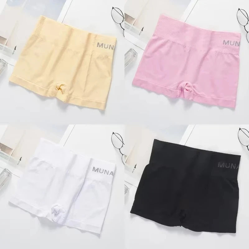 1/4Pcs Women's Seamless Safe Short Short Tight for Women Safety Pants Under Shorts Women Legging Shorts Style Boxer String Femme