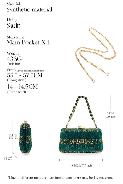 2026 Nigerian Women Heel Ladies Italian Luxury Design Green Shoes And Bag Set Decorated with Rhinestone Handbag Wedding Party