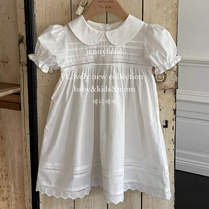 Newborn Baby Girl Birthday Romper Outfits Princess Wedding Bridesmaid Wear Evening Party Dresses Vestidos Summer Toddler Clothes
