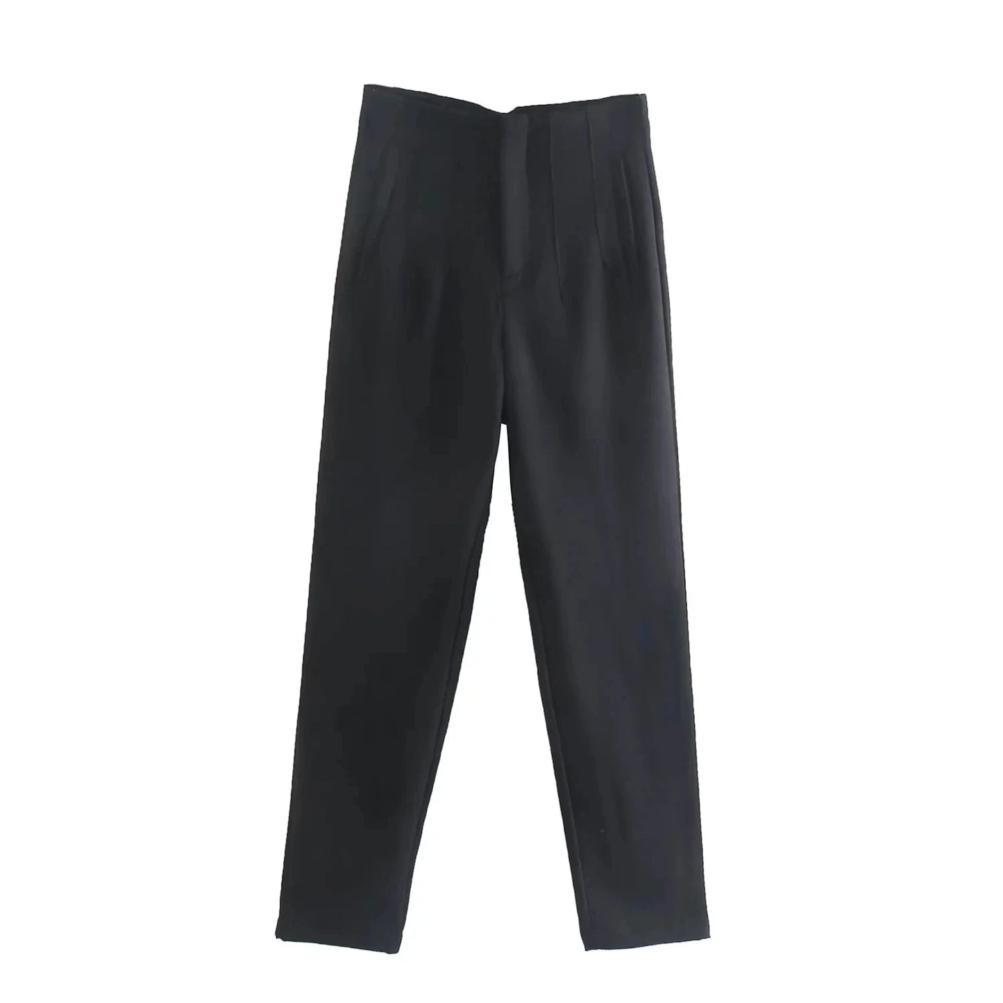 2024 Woman Solid Trouser High Waist Slim Zipper Fly Long Pants Female Wild Commute Office Lady Woman Pencil Pant Street