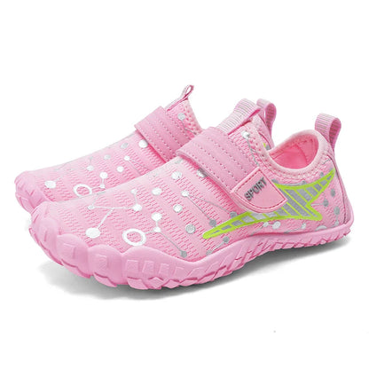 Children Beach Aqua Shoes Boy Girl Barefoot Water Shoes Quick-Dry Drainage Diving Swim Sandals Kids Fishing Surf Wading Sneakers