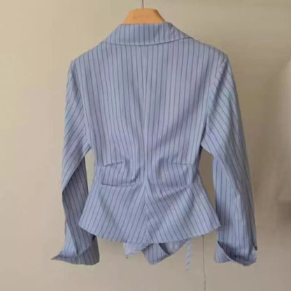 Spring Autumn Casual Striped Shirt Women Shirts Fashion Female Long Sleeve Slim Blouse Tops Office Lady Shirts