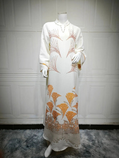 Eid Abaya Dubai Diamond Muslim Dress Women Islam Jalabiya Winkle Kaftan Turkey Kebaya Caftan Marocain Femme Robe Djellaba Abayas