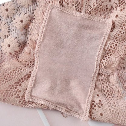 Women Lace Bra And Briefs Set Backless Bralette Solid Color Underwear Wireless Lace Bra Top Sexy Lingerie Set Female Intimates