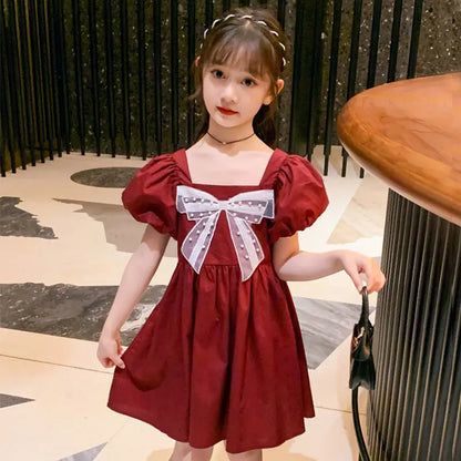 Princess Dress Fashion Holiday 2025 Girls Casual Dresses 10 12 Years Old Girl Summer Clothes Girls' Frock 4 Children From 8 14 6
