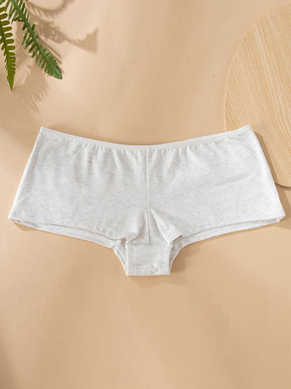 Cotton Underwear Women Sports Boxer Briefs Solid Color Sexy Comfortable Breathable Yoga Fitness Workout Fashion Women Underpants