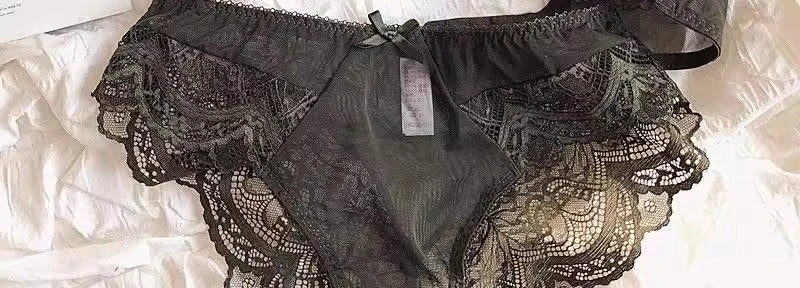 MOYISU Sexy French Lace Bralette Small Bust Cup Bra Set with Removable Straps & Push Up Pads, Soft Underwire Thin Girls Bra Top