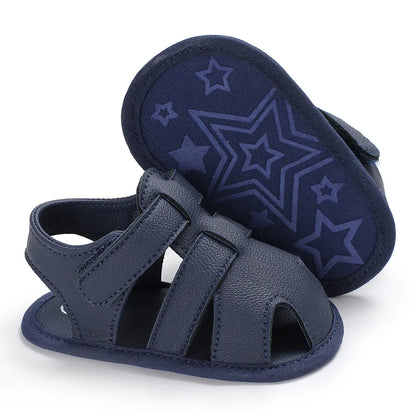Summer Baby Shoes Walking Shoes 0-1 Year Old Male and Female Baby Walking Shoes Roman Sandals