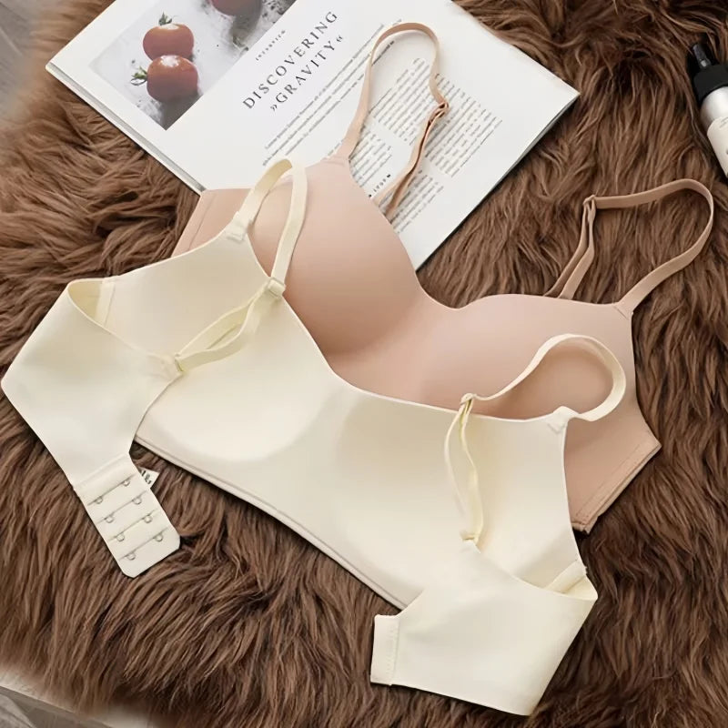 3Pcs/Lot Women Seamless Square Neck Bra Wireless Smooth Invisible Bralette Sexy Lingerie 1/2 Cup Non-detachable Brassiere S-XL
