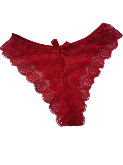 Sexy Lace Thong Women Butterfly Low Waist Panties Transparent Underwear Ladies Briefs Lingere Panty Underware Womens Lingerie