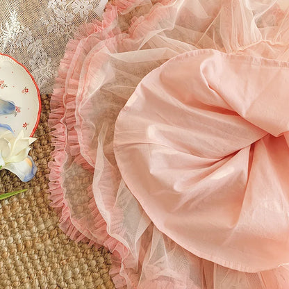 Girls' Ballet TuTu Dress 2-8 Years Fashion 2026 Summer New Kids Dancing Party Dress Performance Costume Princess Wedding Dress