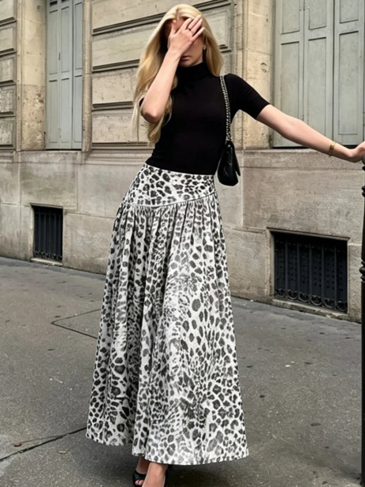 ByeMyLove Zebra Print Wide Leg Trousers Loose Women Pant Leopard Print Pant Streetwear Harem Trousers For Women