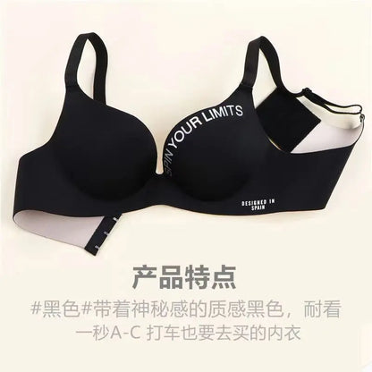Women Print Seamless Bra Sexy Lingerie Floral Push Up Bras One-Piece Underwear 2026 Bralette No Steel Rings Gather Brassiere