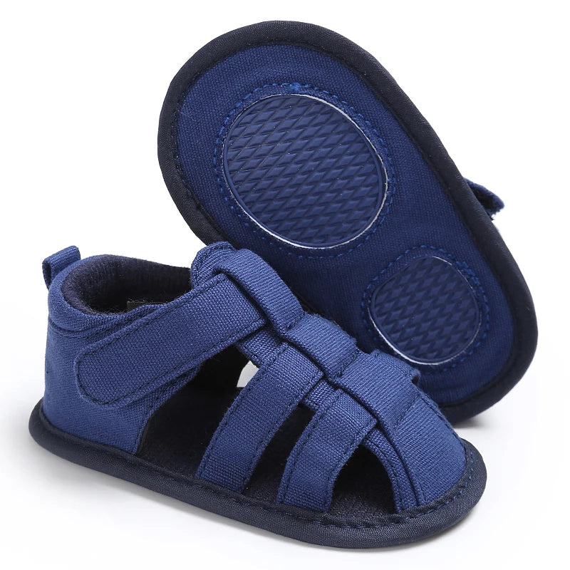 Summer Baby Shoes Walking Shoes 0-1 Year Old Male and Female Baby Walking Shoes Roman Sandals