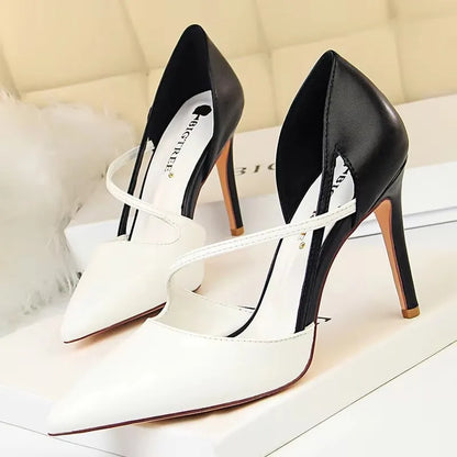 BIGTREE Shoes High Heels Woman Pumps Stiletto Women Shoes Women Basic Pump Fashion Women Sandals Female Shoes Stilettos 9.5 cm