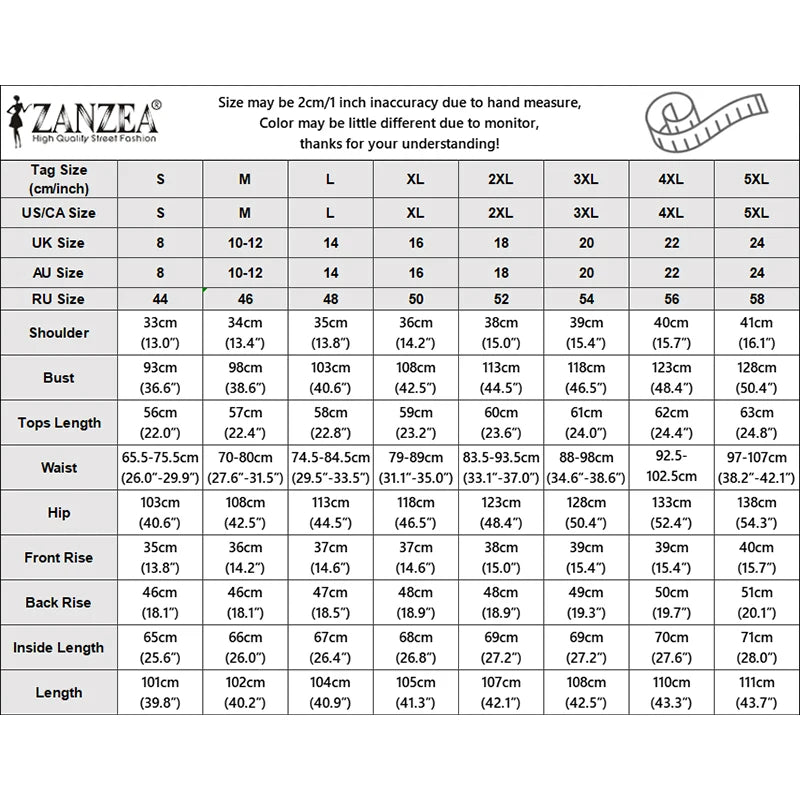ZANZEA Women's Casual Fashion Pant Sets Ruffled Hem Sleeveless Tops & Wide Leg Pants 2 Piece Suits Summer Commute Work Outfits