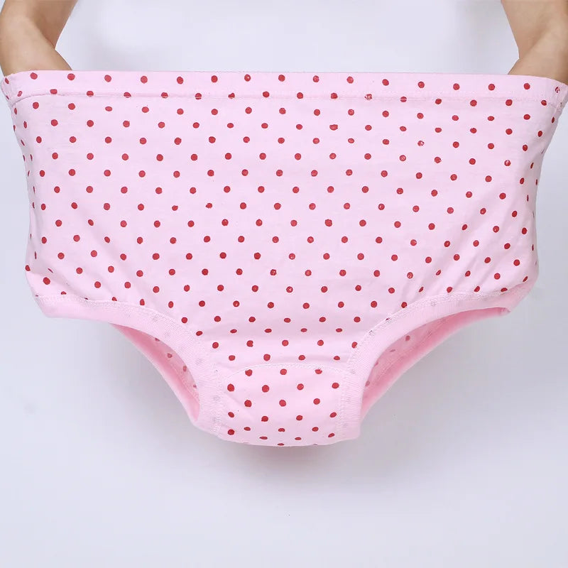 1pcs Pure Cotton Women Panties Large Size High Waist Underwear Briefs Mother Breathable Comfort Panty Plus Size Female Lingeries