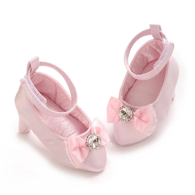 Summer Fashion New Female Baby Bow High Heels