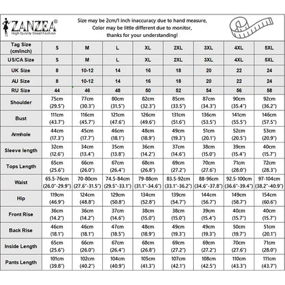 ZANZEA Color Blocked Loose 2 Pieces Matching Pant Sets Women Contrat-Trim Half Sleeve Tops & Wide Leg Pants Casual 2pcs Suits